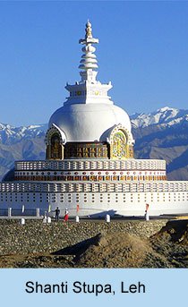 Shanti Stupa, Leh